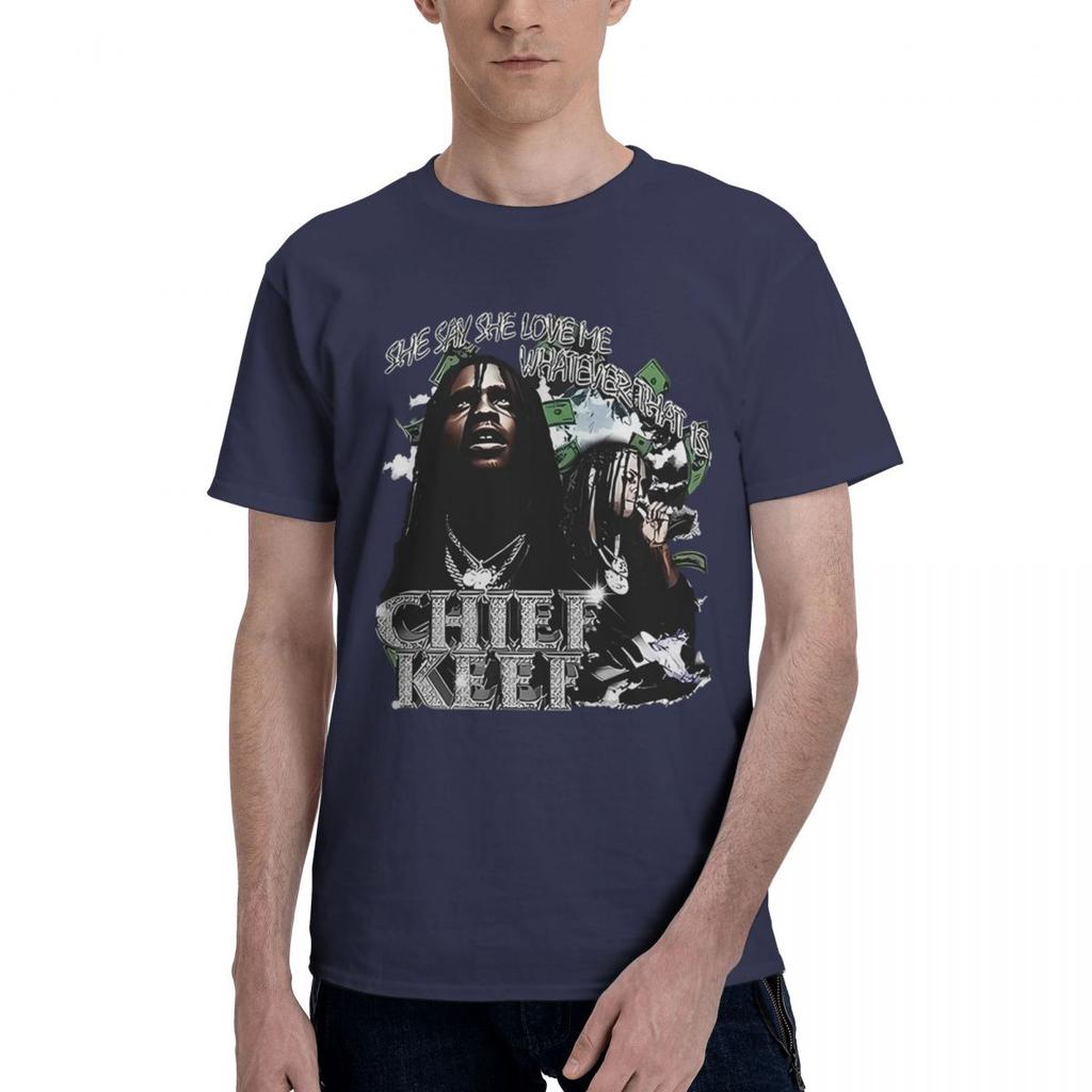 2024 Rapper Chief Keef 100 Cotton Casual Breathable Confortable Tshirt Mens TShirts Men Clothes