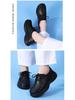 Women's Genuine Leather Lace-up Nurse Shoes - Soft Sole, Non-slip, Breathable, and Comfortable for Hospital Work