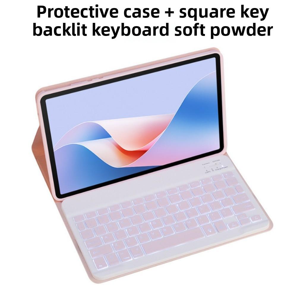 Bluetooth Keyboard Case for Xiaomi Pad 7 Pro Backlit Keyboard Cover with Touch Control for Redmi 10 6 Inch Tablet