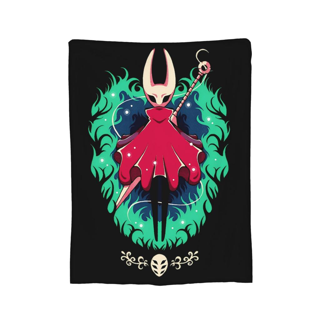 Hollow Knights Silksongs Hornet Blanket Fleece Print Multi-function Lightweight Thin Throw Blankets for Home Car Bedspread