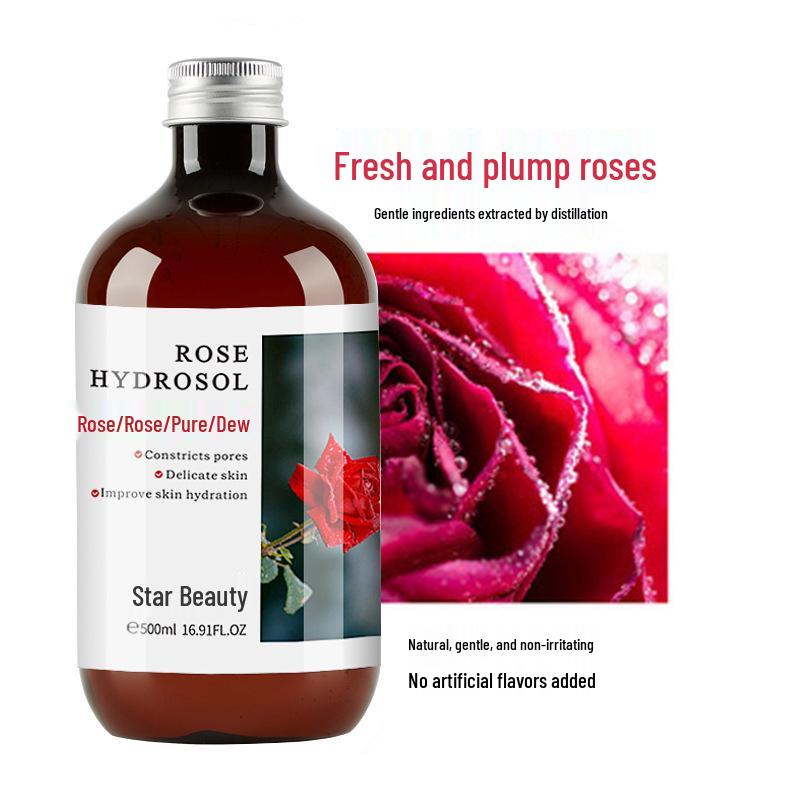 Rose Hydrosol Toner: Hydrating, Moisturizing, Soothing, Revitalizes Dull Skin, Brightens Tone, Rose Water Essence.