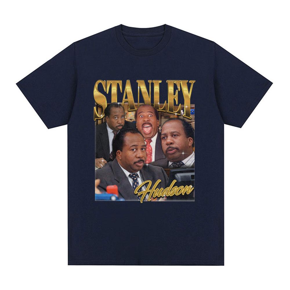 Maglietta Omaggio a Stanley Hudson Serie TV The Office Michael Scott Dwight Schrute Maglietta Unisex Casual Cotone Magliette Oversize