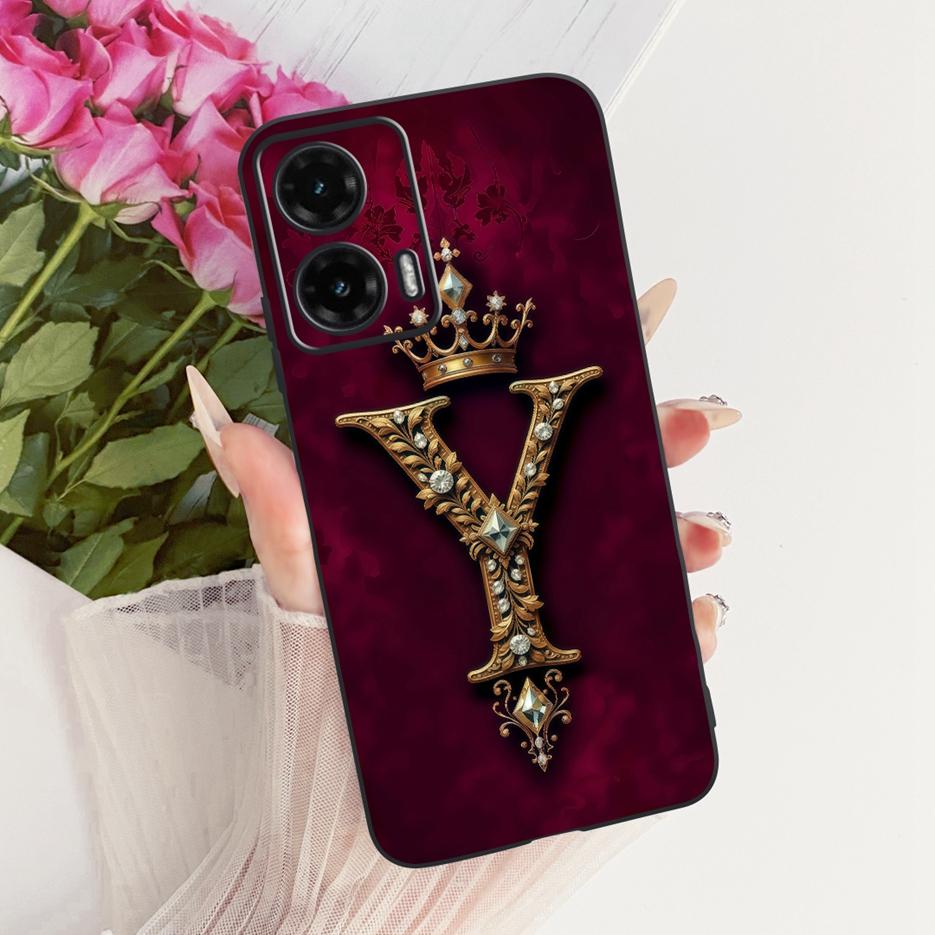 For Motorola Moto G35 Case Moto G55 G85 5G Cute Letters Cover Soft TPU Phone Case For Motorola G85 G 35 55 MotoG55 MotoG85 Shell