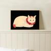 Modern Nordic Pet Animal Wall Art Canvas Decoration for Living Room Paintings White Cat Home Decoration Posters