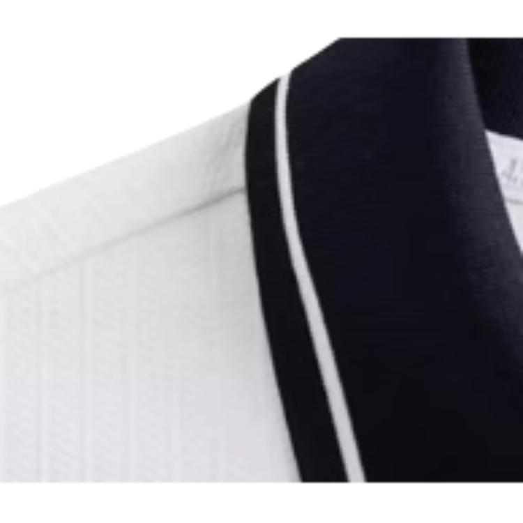 Anta Color Block Comfortable Breathable Versatile Short Sleeve Polo Shirt Women tops Snow-White 162528122-1