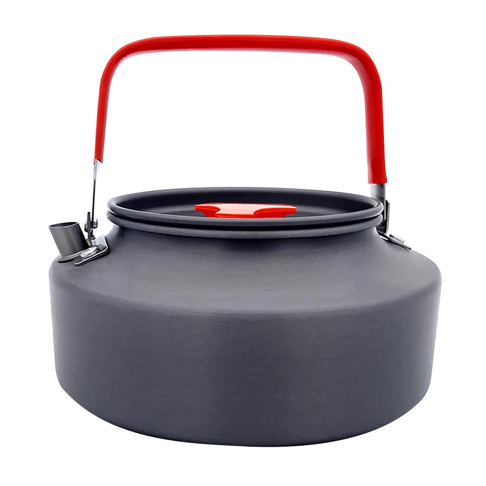 Portable Aluminum Alloy Outdoor Teapot Bottle Cookware Camping Cook Kettle Pot