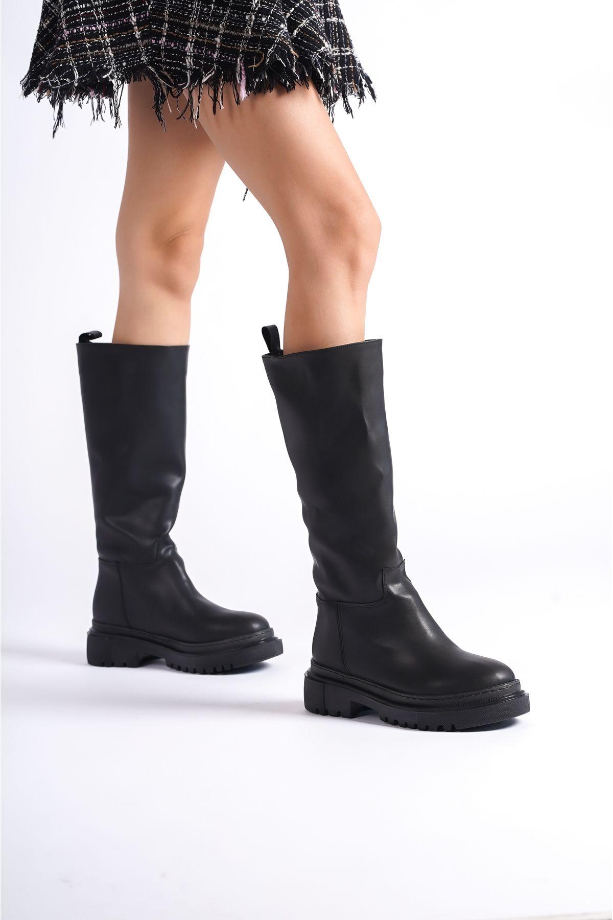 

Women Modern Stylish Fashion Black Zipperless Women s Long Boots