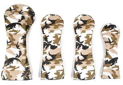 Camouflage Head Cover Set of 4 Wood Cover 1 for for for U DR/2 FW/1 (Brown)