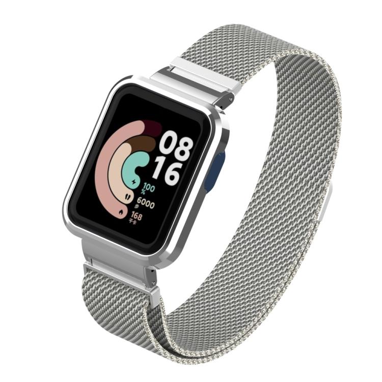 For Xiaomi Mi Watch Lite / Redmi Watch Milanese Magnetic Metal Watchband