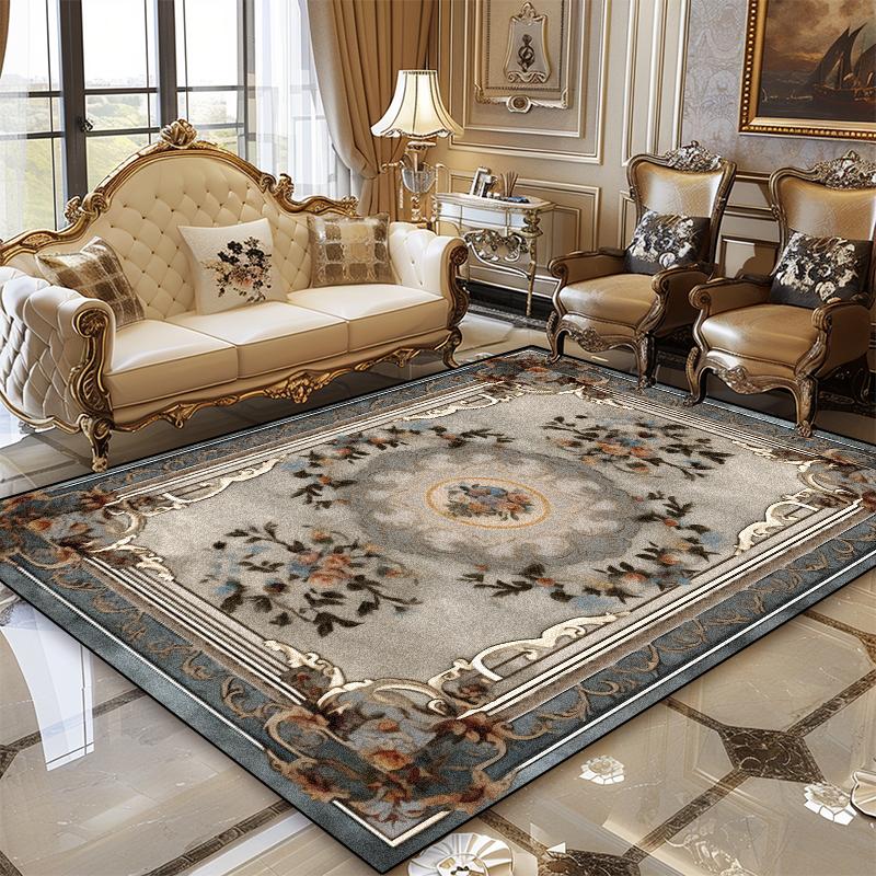 Persian Luxury Carpet European Style Living Room Bedroom Large Rug Non-slip Sofa Tea Tables Mat  Custom Home Decor Lounge Rug