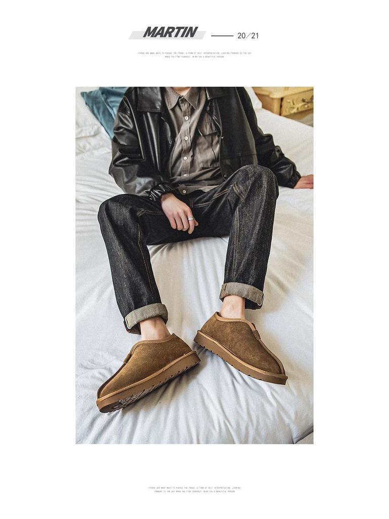 3130 Snow Boots: Retro Outdoor Work Shoes with Thickened Velvet for Autumn and Winter