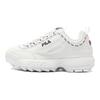 FILA Disruptor 2 Fabric Synthetic Leather Comfortable Fashion Low-Top Dad Sneakers Unisex sneakers White 1FM00865_100
