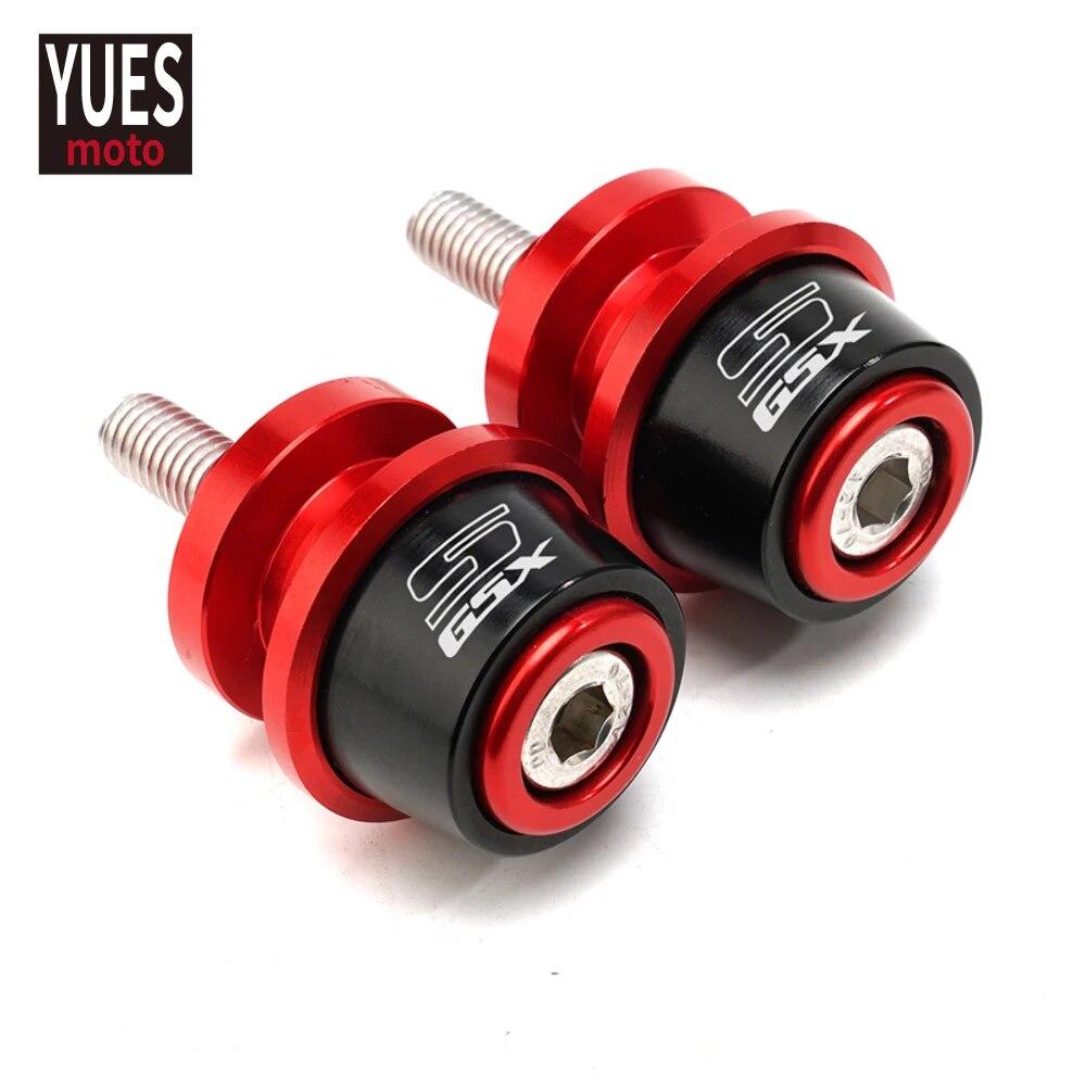 Příslušenství pro motocykly CNC vysoce kvalitní 8MM cívky s kyvným ramenem Stojací šrouby pro Suzuki GSXS750 GSXS1000 F-ABS GSXS 750 1000