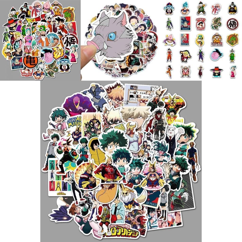 50-piece Unique Japanese Anime "demon Slayer" Graffiti Stickers For Personalizing Luggage Skateboards And Notebooks Durable Stickers