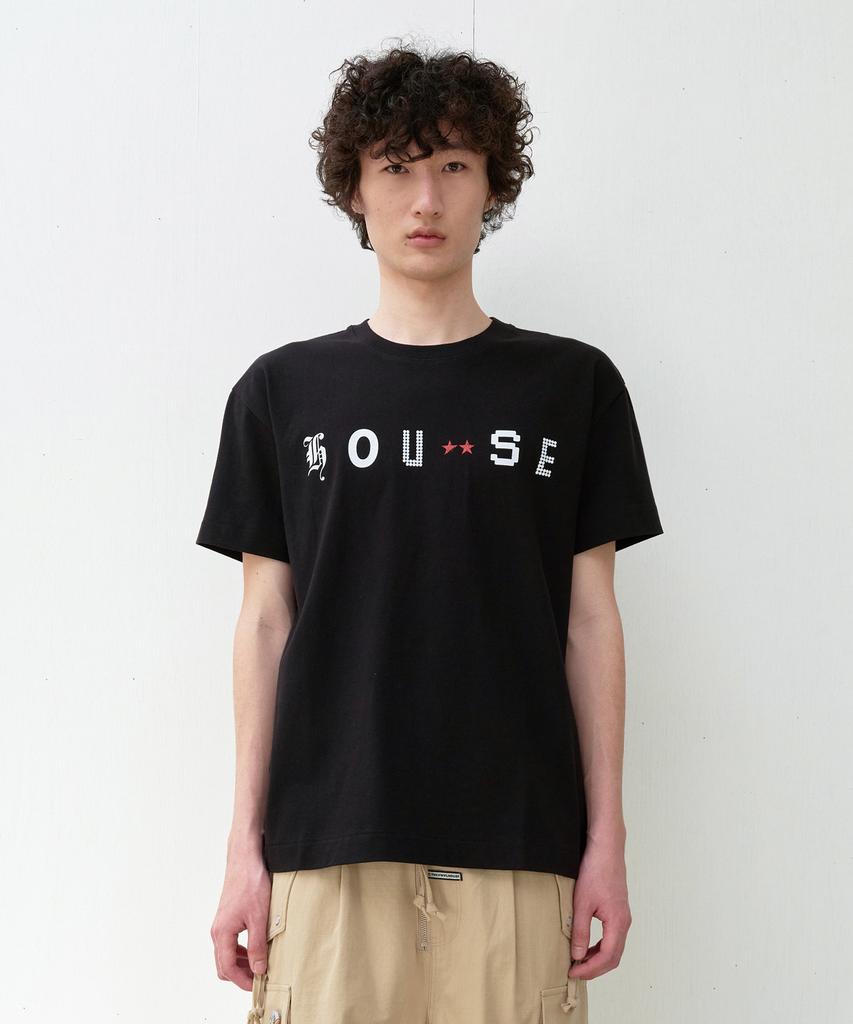 THEVINYLHOUSE Font-House Tee Black