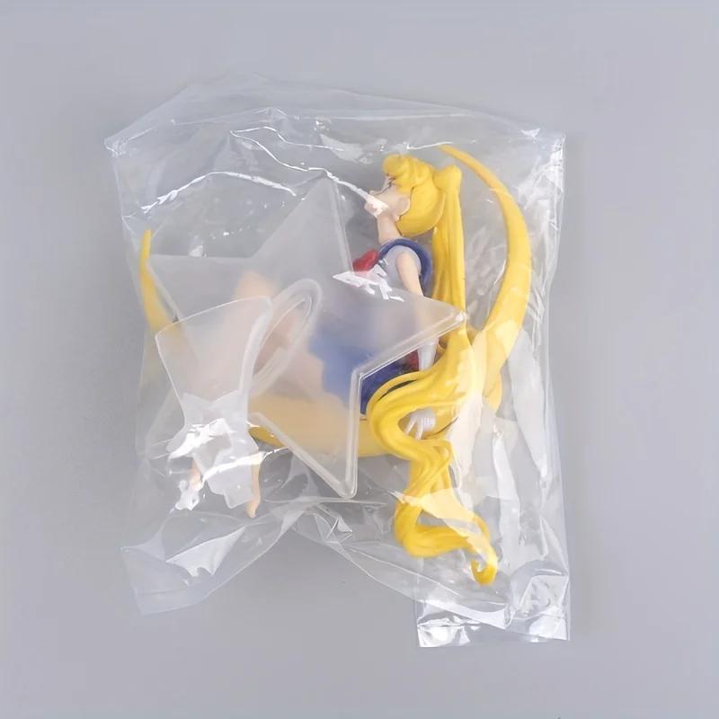 15CM Anime Sailor Moon PVC Doll Girl Toy Cake Decoration Action Figures Model Car Ornament Children Birthday Gift Doll