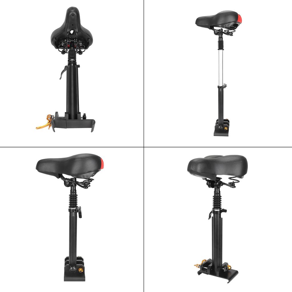 Scooter Seats Replacement Electric Scooter Folding Saddles Seats Adjustable Shock Absorption Seats Chair Easy Installation