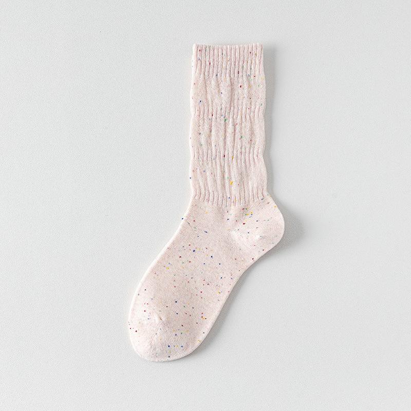 Female Spring and Autumn Loose Open Not To Pull Foot Moon In Tube Socks