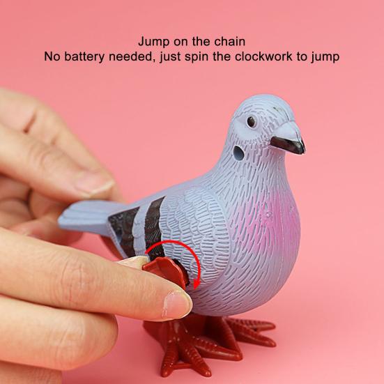 Simulation Pigeons Widely Toy Lightweight Applied Safe Wind-up Parrot Toy Entertainment