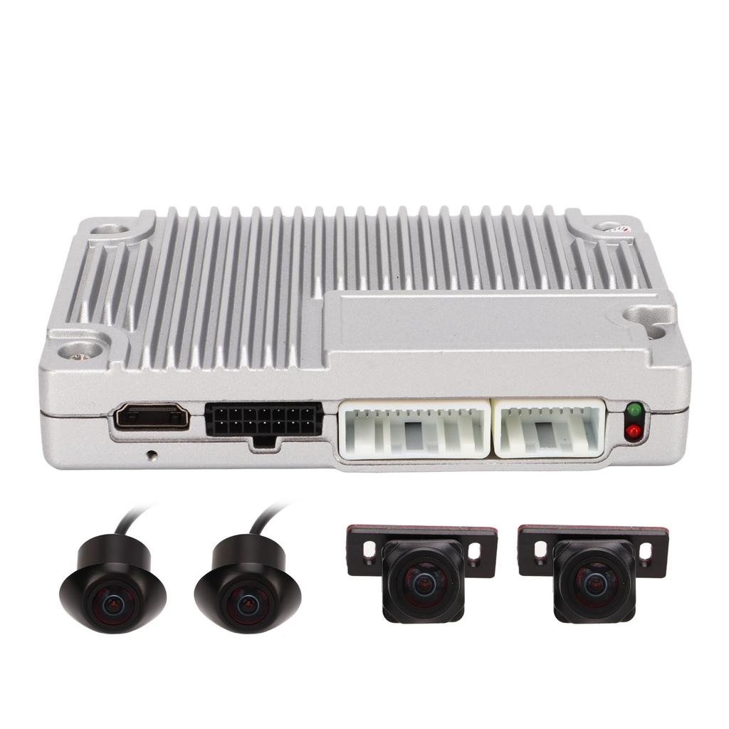 360 Degrees  Surround View System 1080P Parking Monitoring 170 Degrees  Wide Angle 4 Way Camera 3D DVR for Autos