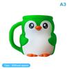 Lindo Soporte para Pinta de Helado de Pingüino, Contenedores para Pinta de Helado Impresos en 3D con Cucharas de Mango Anticongelante, Funda para Vaso de Lata de Cerveza