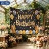 Party Backdrop Happy Birthday Birthday Photo Booth Background Front Door Decor