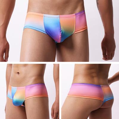 Ανδρικά σλιπ μπόξερ χαμηλού ύψους U-Convex Slim Fit Σορτς Εσώρουχα Πολύχρωμη εκτύπωση υψηλής ελαστικότητας Αναπνεύσιμα σορτς Εσώρουχα