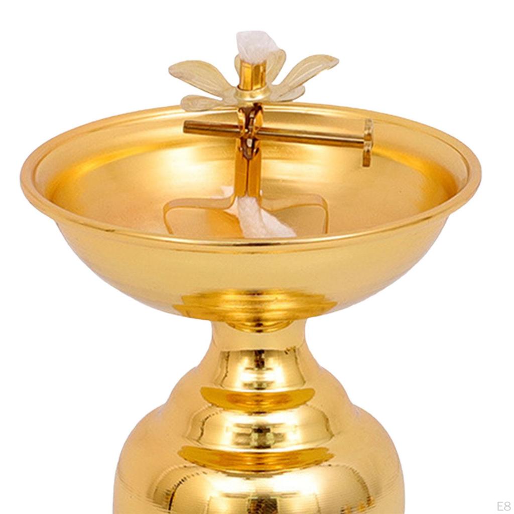 Butter Lamp Holder for Ghee, Candle Stand Altar Use, Tea Light Home Decor