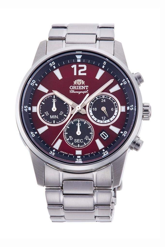 Orient Sport Quartz Red Dial Watch Quartz Men's RA-KV0004R10B, Red, Movement.