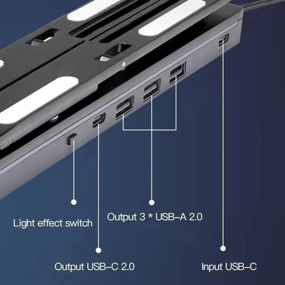 Laptop Stand Portable Bracket Aluminum Alloy For Macbook Folding Adjustable Computer PC Tablet Stand Heat Dissipation Holder