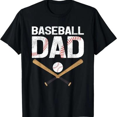 Baseball Dad My Favorite Baseball Player Calls Me Dad T-Shirt