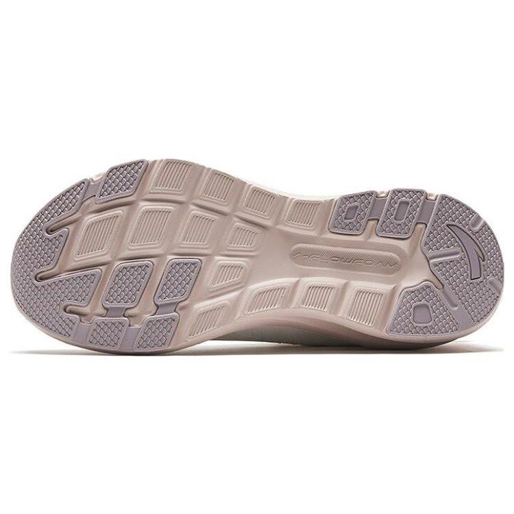 Anta Cloud Path Slip Resistant Slip Resistant Low Top Casual Running Shoes Women's White Gray 122345538-6