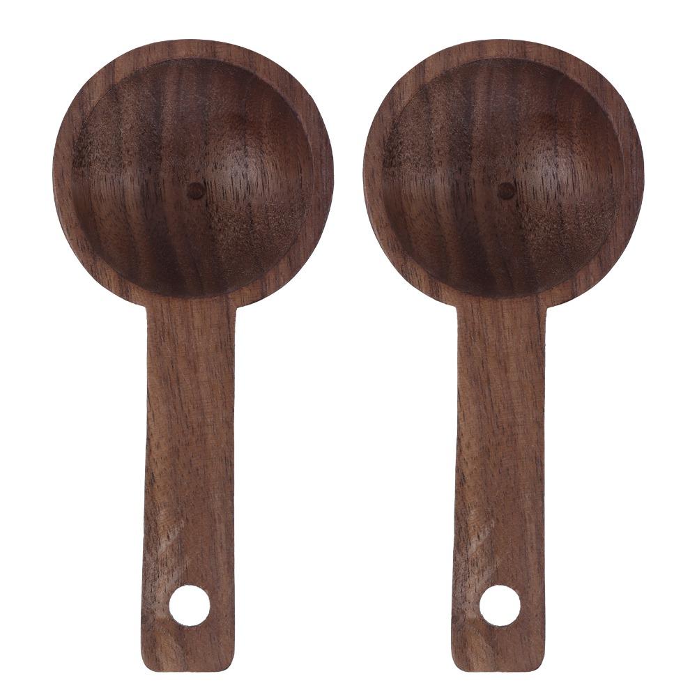 Wooden Measuring Spoon Elegant Walnut Teaspoon Coffee Accessories Wooden Spoon  Coffee Brewing