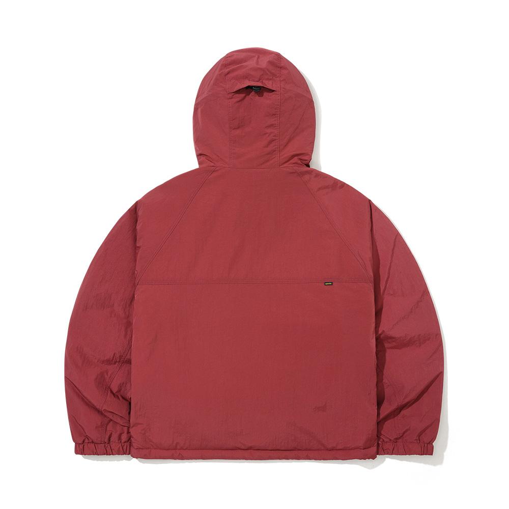 Qmile 132 Insulated Short Hooded Jacket Charcoal