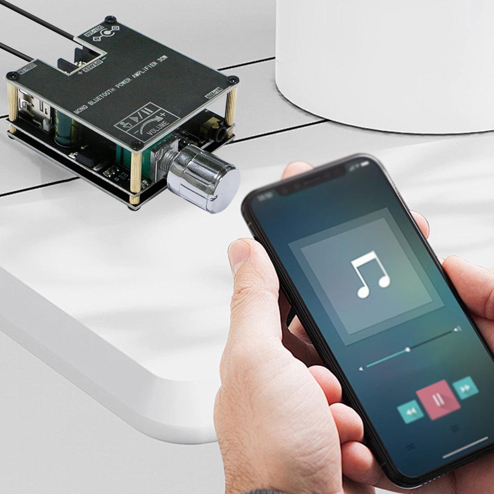 ZK-301B Mono 30W Audio Amplifier Module Support Wireless TWS Bluetooth-Compatible 5.3 DC9-24V APP Control for DIY BT Speaker Kit