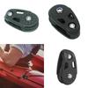 Plastic Kayak Pulley Block Sheave Block Slide Rail Anchor Trolley Sheave Water Sport Hardware for Kayak Canoe Boat