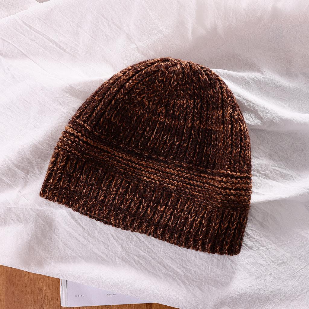 New Knitted Hats for Women In Autumn and Winter Korean Style Versatile Warm Ear Protecting Woolen Hats Face Enhancing Small Headscarves Cold Hats