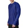 Men's Fashion Printed Raglan Long Sleeve Sports Top