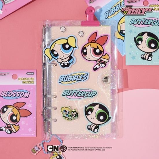 Αυτοκόλλητο κομμάτι Ten by Ten Powerpuff Girls (Blossom/Bubble/Nattercup), μια δημοφιλής φράση στην Κορέα