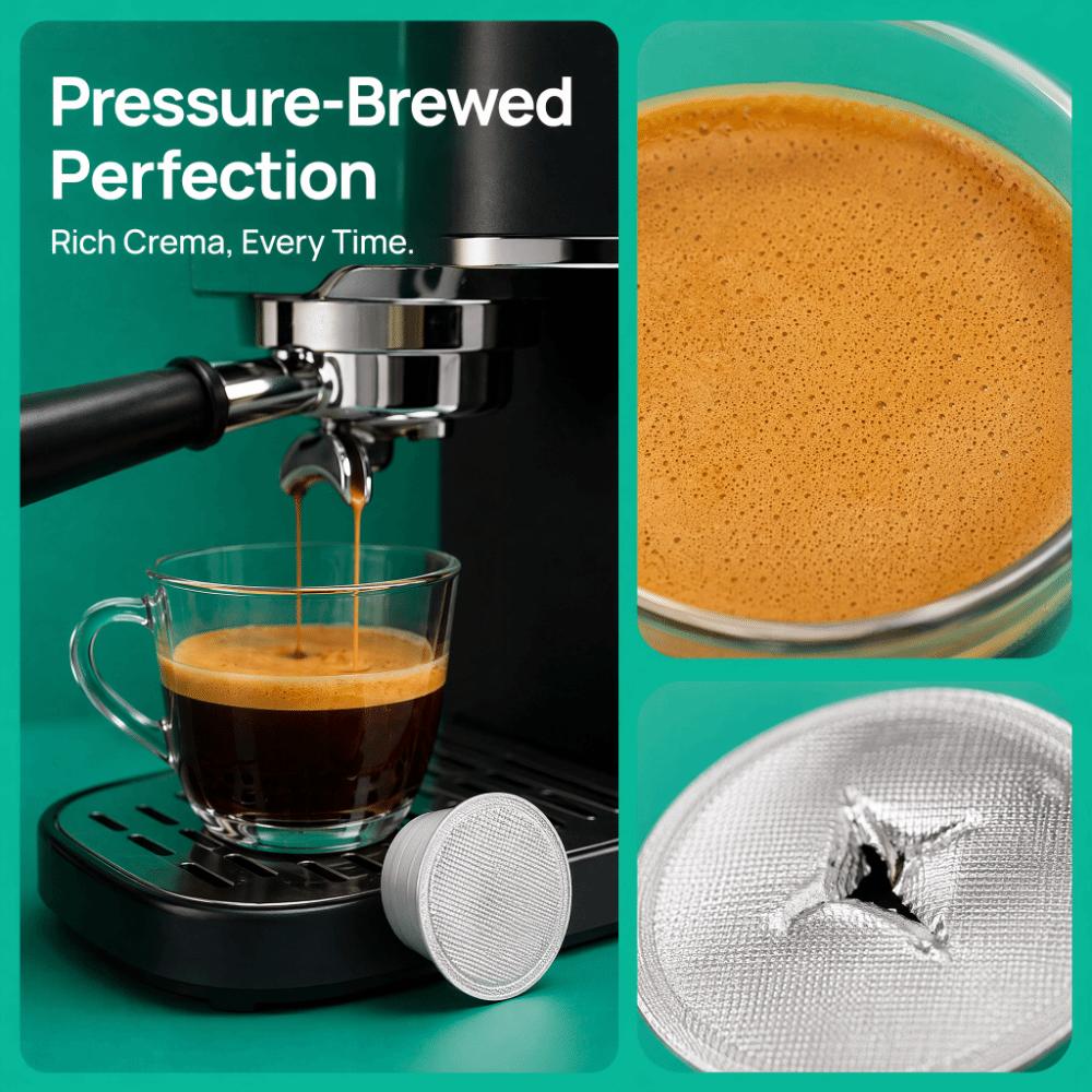 59mm / 2.3in Diameter Coffee Pods Aluminum Foils Lids For Most Coffee Capsules