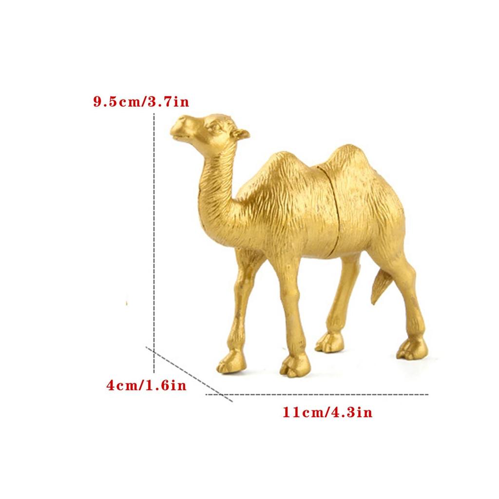 Goldene Edition: Waldtierpark-Modellspielzeug – Realistische Giraffe, Löwe, Elefant und weitere Tierfiguren – 10 Stück