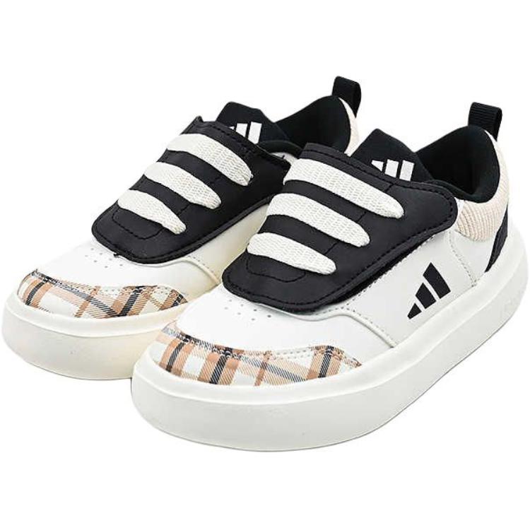 New Adidas Park St Breathable Low-Top Kids' Training Shoes White Black Kids' JR5887