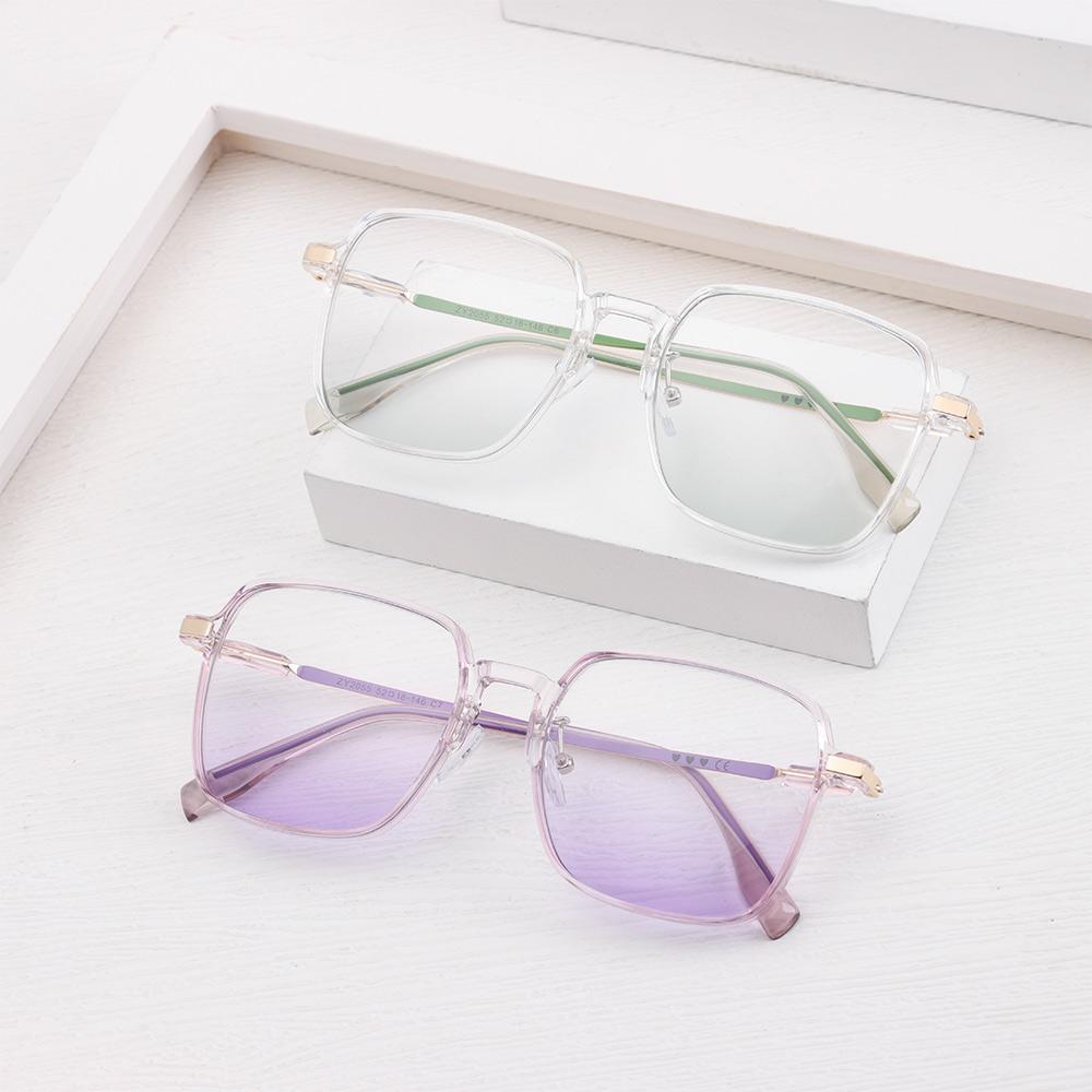 Retro-Brillen UV-Schutz Damen-Sonnenbrillen Klare Rahmen Sonnenbrillen Übertriebene Sonnenbrillen Shades