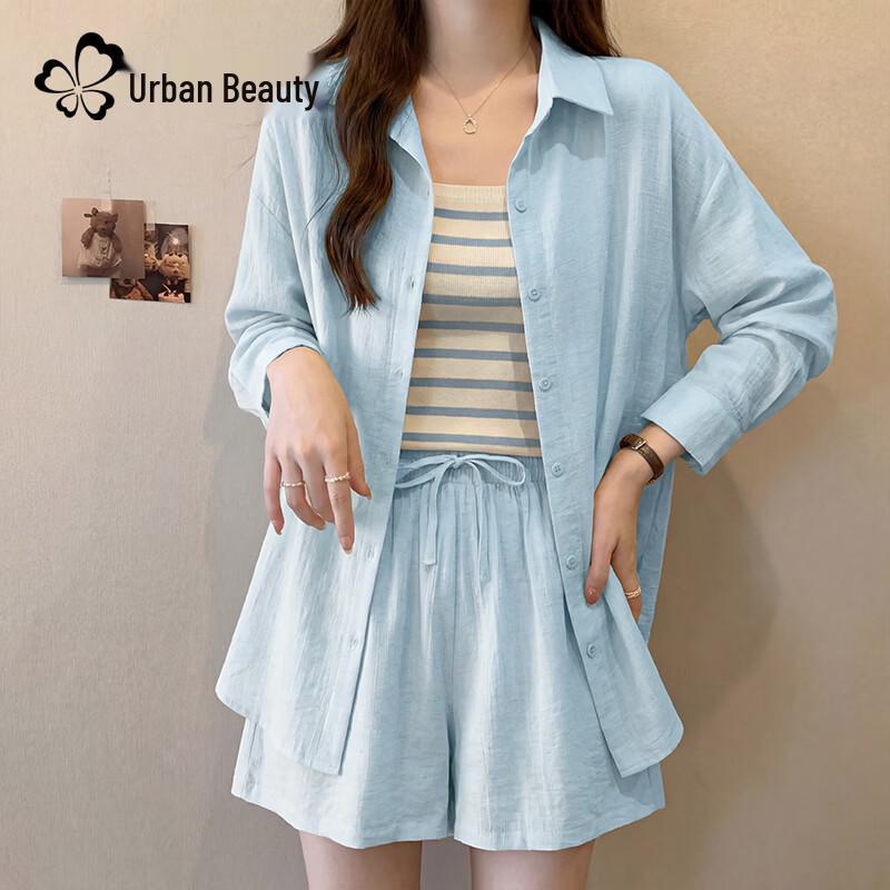 Urban Lady Women s Lightweight Linen Blend Shirt XL