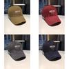 Boston Letter Embroidered Baseball Cap With Breathable Cotton For Casual Streetwear