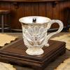 2Pieces Retro Goblets Metal Wine Cups Royal Chalices Wine Glass Medieval European Style Embossed Drinking Cups Gift