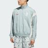 Adidas Originals X Hoop York City Kollaborationslogo Halb-Zip Langarmjacke Unisex Jacke Grün JC5971