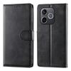 Wallet Case for 600 Lite 5G - Leather/PU, Black, With Lanyard