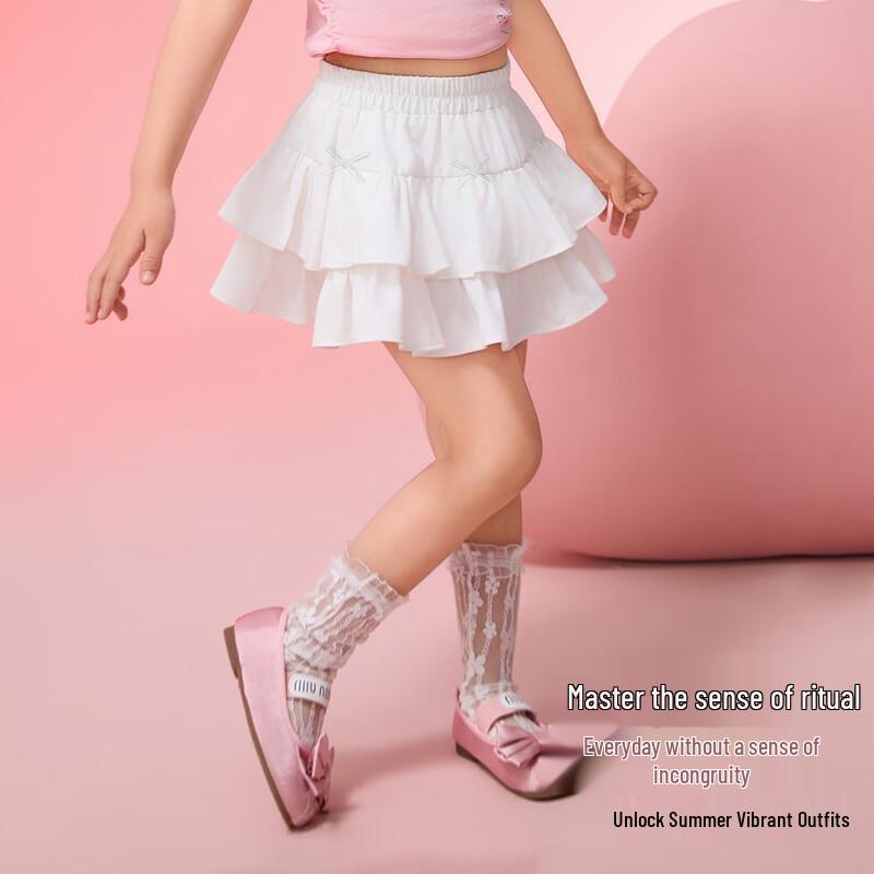 ASK JUNIOR Girls' Summer Tiered Skirt