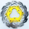 220mm U/min Motorrad Aluminiumlegierung Schwimmende Bremsscheibe 3/4 Loch 70/55mm Universell Vorne Hinten Rotor für Yamaha Roller Niu